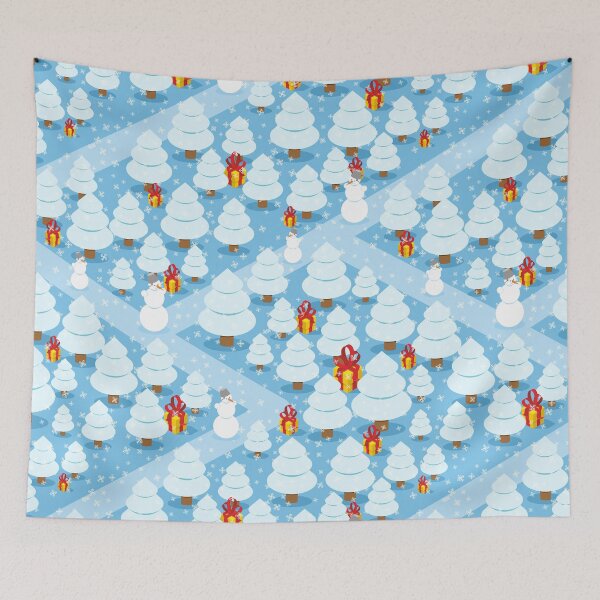 Item preview, Snow Trees and Presents Décor designed and sold by Alladin7.