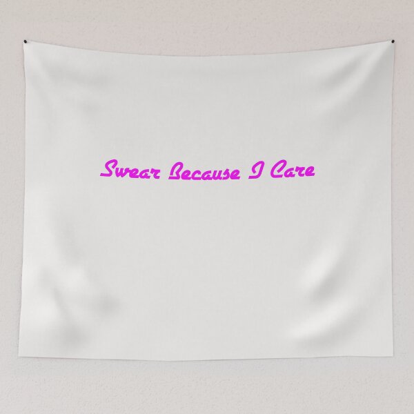 Item preview, Swear Because I Care , Funny Saying  designed and sold by Soukainadesign.