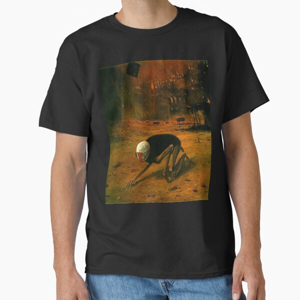 Item preview, Untitled (Creature), by Zdzisław Beksiński   designed and sold by SHAUNBOUTIQUE.