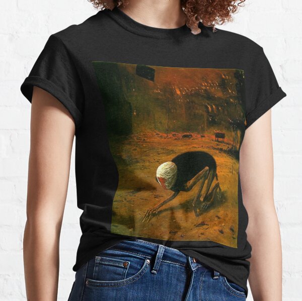 Item preview, Untitled (Creature), by Zdzisław Beksiński   designed and sold by SHAUNBOUTIQUE.