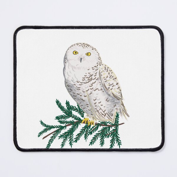 Item preview, White snow owl designed and sold by Luaillustration.