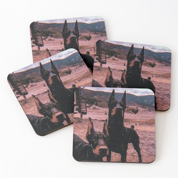 Item preview, two dobermans designed and sold by KrymSky.