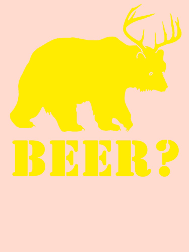 Beer T Shirt Bear Plus Deer Funny Tee Drinking College Humor Party Shirt Pullover Hoodie For 