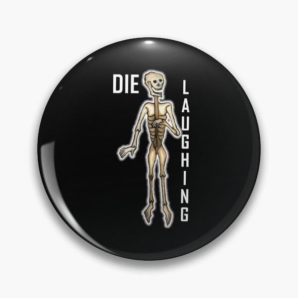 Item preview, Skeleton Die Laughing ArcheoNerdEng Halloween (WL variant) designed and sold by ArcheoNerd.