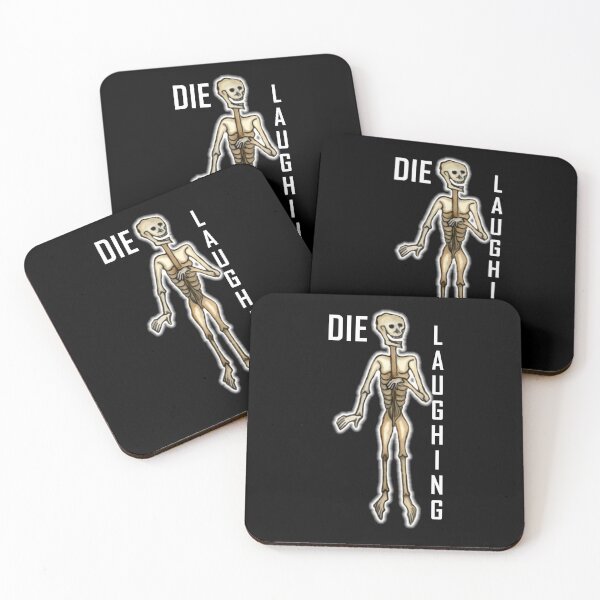 Item preview, Skeleton Die Laughing ArcheoNerdEng Halloween (WL variant) designed and sold by ArcheoNerd.