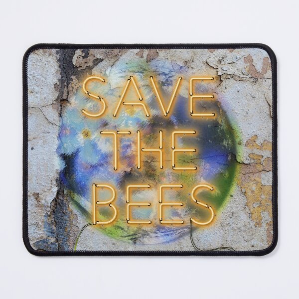Item preview, Save the Bees - Neon designed and sold by Art-Frankenberg.