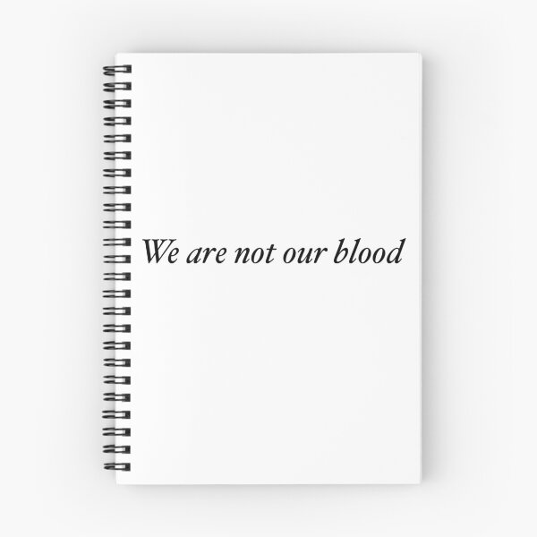 Item preview, "Circe" Madeline Miller quote "we are not our blood" designed and sold by KikasArt.