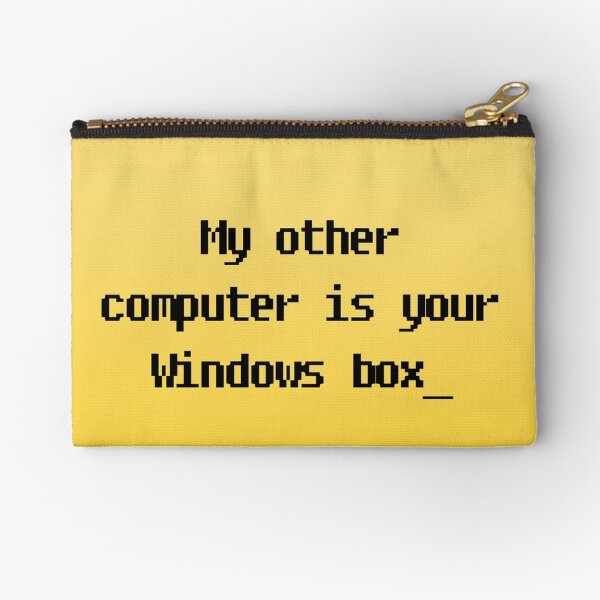 My Other Computer - Geek Cards Zipper Pouch