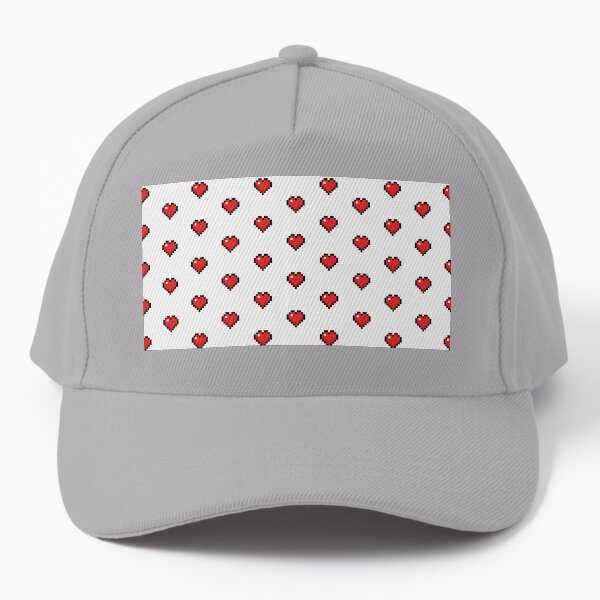 Cute Retro Gaming Hearts Baseball Cap