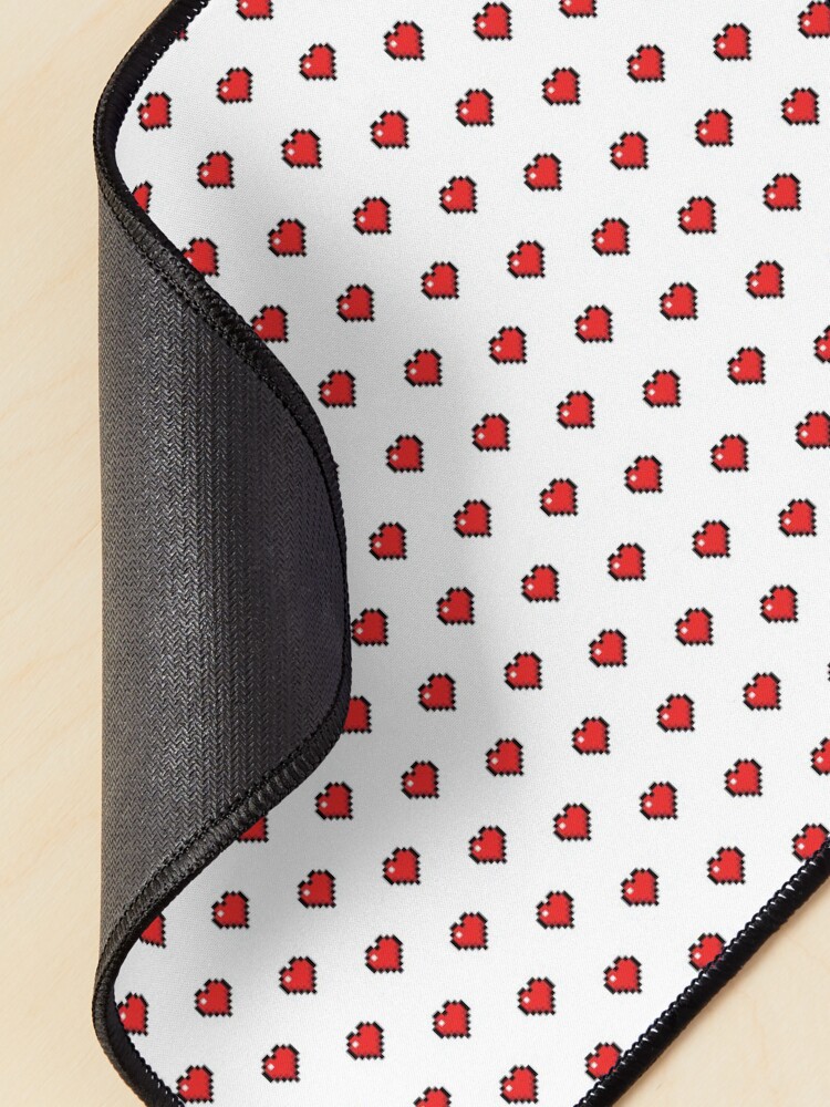 Alternate view of Cute Retro Gaming Hearts Mouse Pad