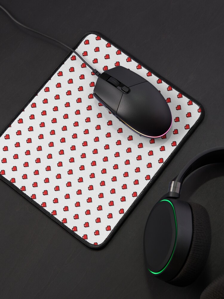 Alternate view of Cute Retro Gaming Hearts Mouse Pad