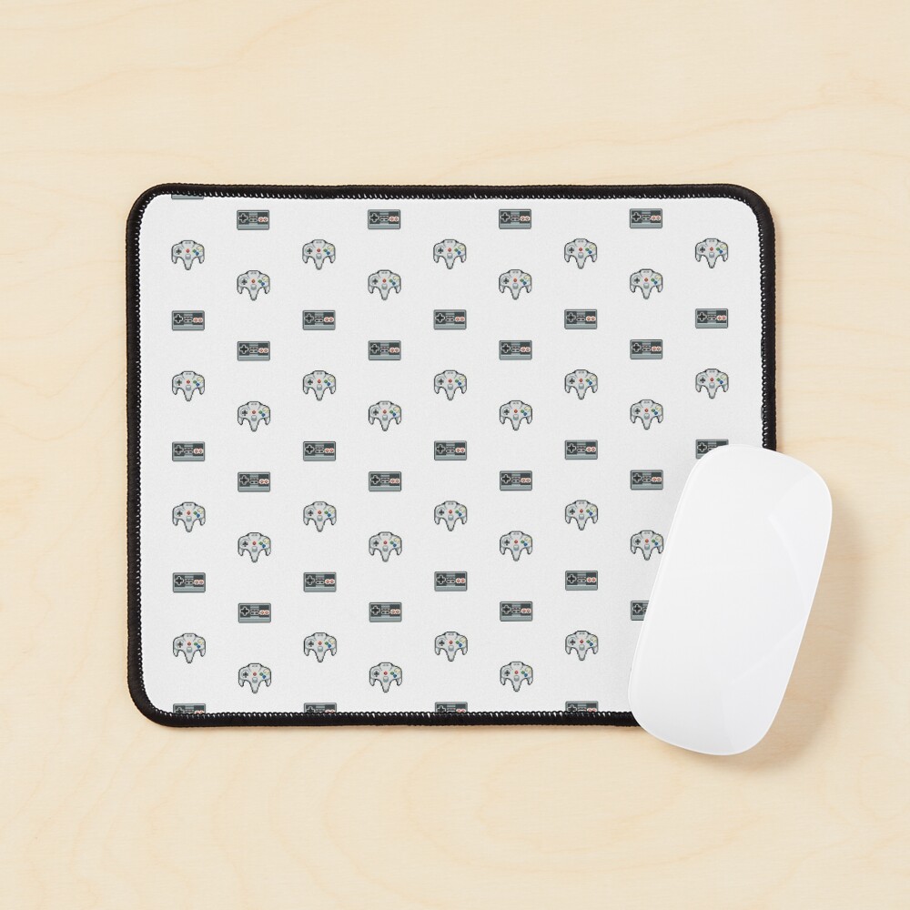 Retro Gaming Controller Leggings Pattern Mouse Pad