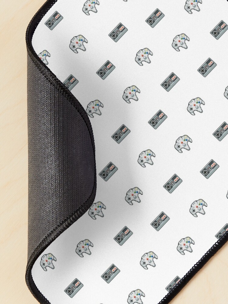 Alternate view of Retro Gaming Controller Leggings Pattern Mouse Pad