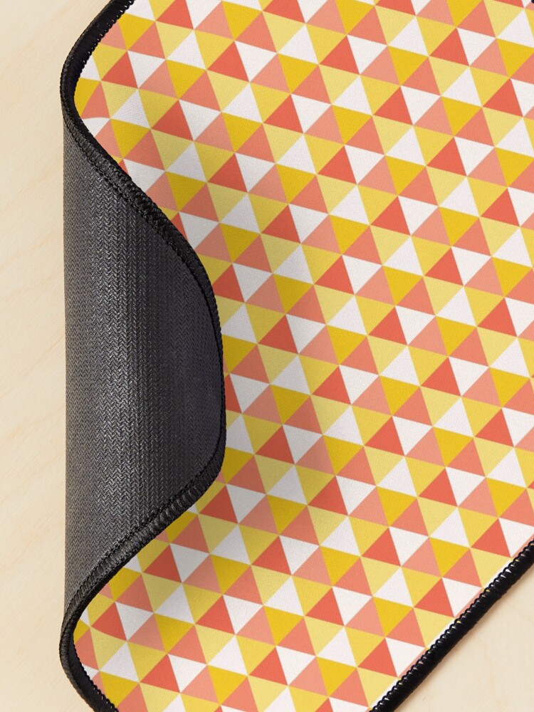 Alternate view of Orange Cute Triangle Pattern for Leggins Cases etc Mouse Pad