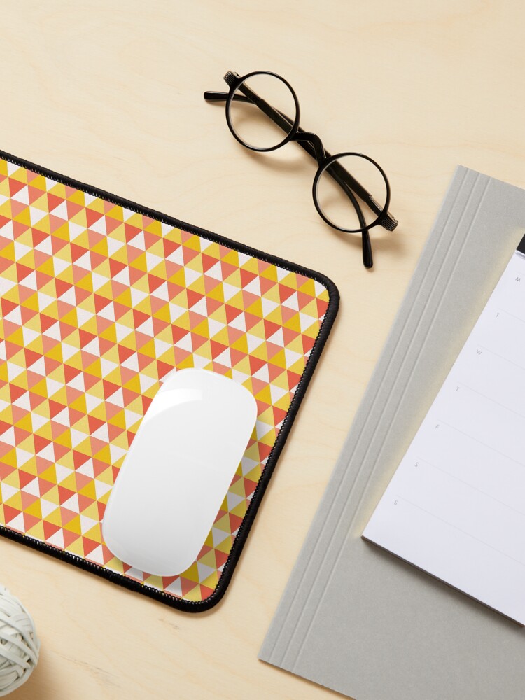 Alternate view of Orange Cute Triangle Pattern for Leggins Cases etc Mouse Pad
