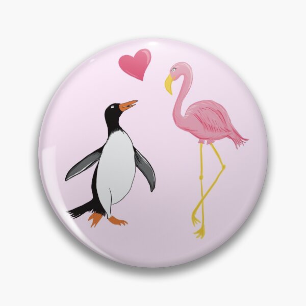 Item preview, Paul Penguin & Frieda Flamingo designed and sold by Luaillustration.