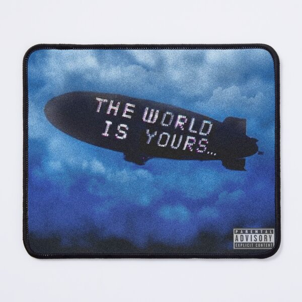 Item preview, The world is yours blue designed and sold by LouisUniverse.