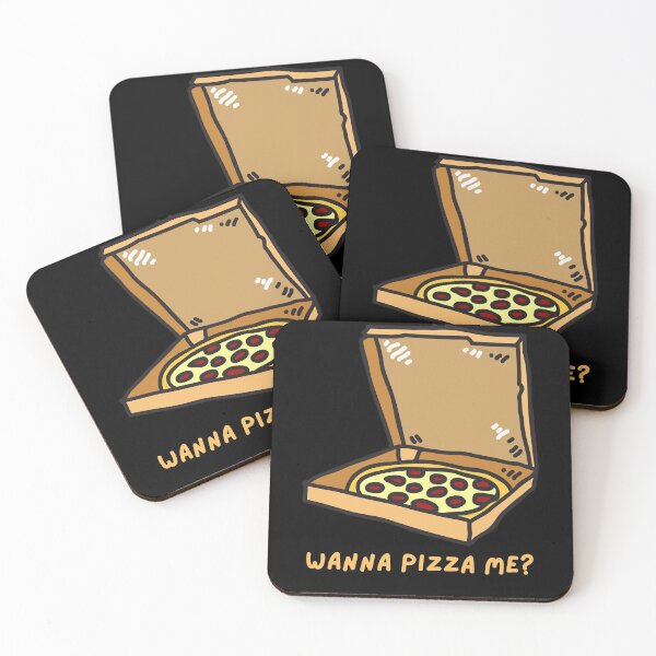 Item preview, Wanna pizza me? (Want a piece of me?). Funny food pun. designed and sold by JellyBeenzz.