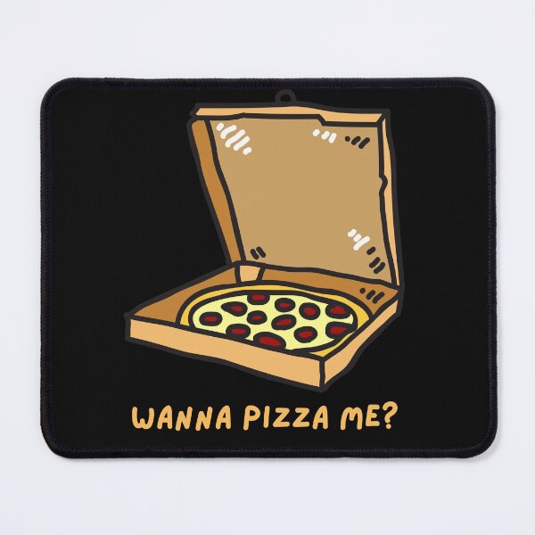Item preview, Wanna pizza me? (Want a piece of me?). Funny food pun. designed and sold by JellyBeenzz.