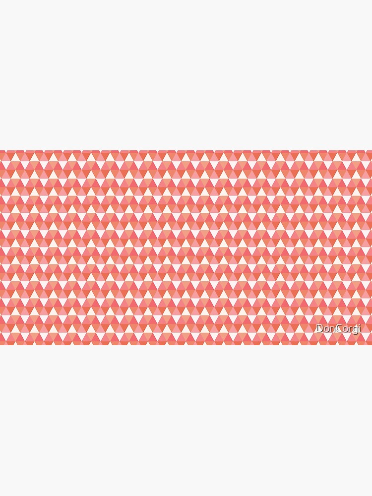 Colorful Pink Triangle Pattern by DonCorgi