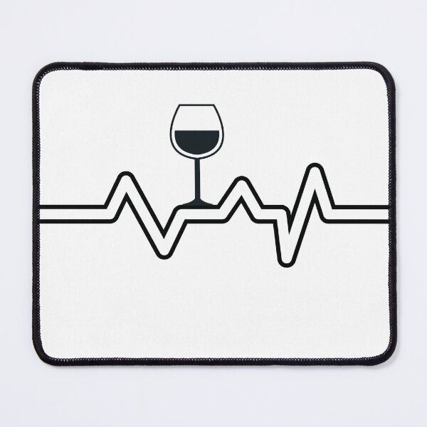 Item preview, Wine Heartbeat designed and sold by BitsndPieces.