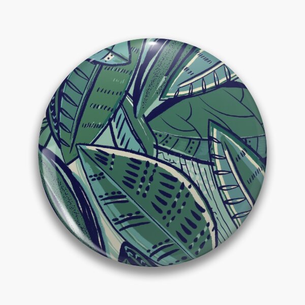 Item preview, blau leaves designed and sold by Calimbo Studio.