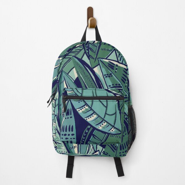 Item preview, blau leaves designed and sold by Calimbo Studio.