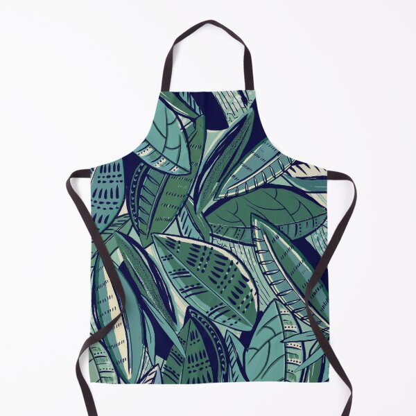 Item preview, blau leaves designed and sold by Calimbo Studio.