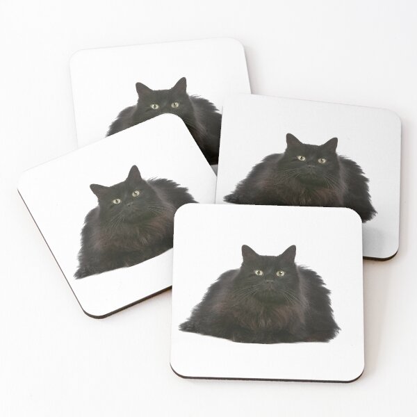 Item preview, Black Fluffy Cat designed and sold by Dreamflight.