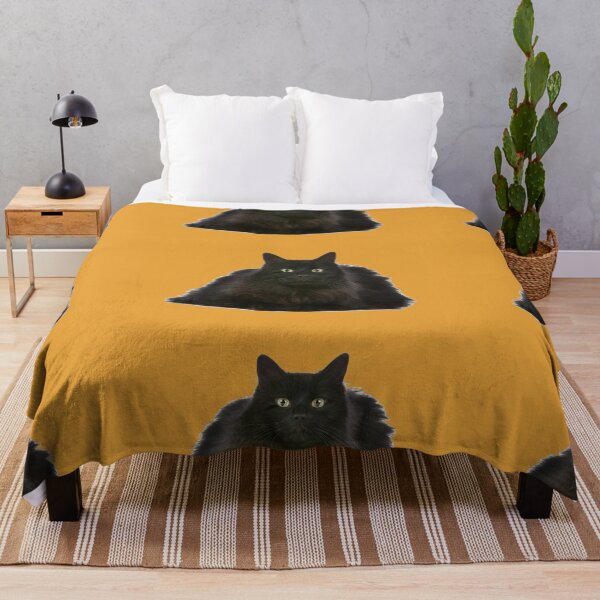 Item preview, Black Fluffy Cat designed and sold by Dreamflight.