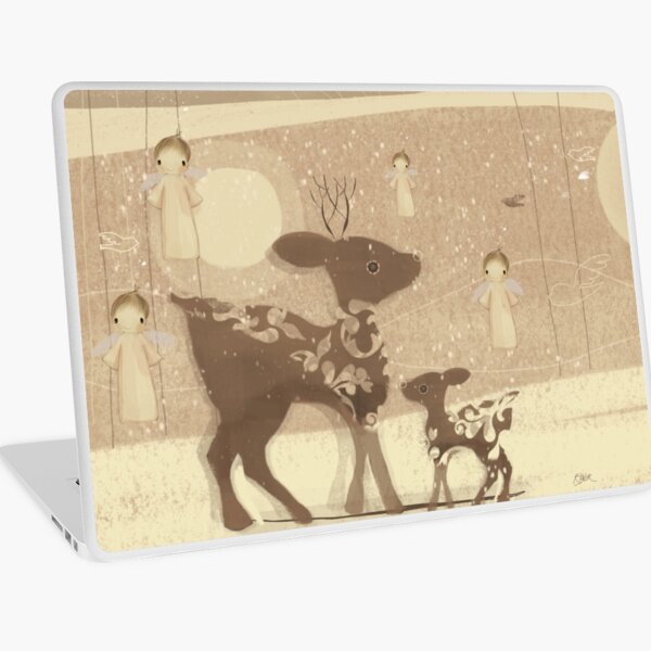 deer and angels Laptop Skin