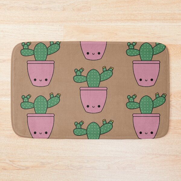 Item preview, Cute Kawaii Cactus In Pink Pot designed and sold by KawaiiByDice.