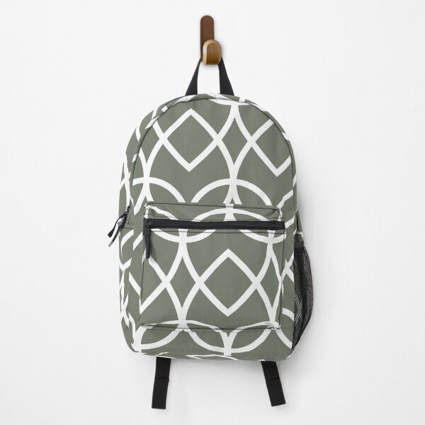 Item preview, Olive Green and White Geometric Line Pattern Pairs Dutch Boy 2022 Popular Color Wild Basil 424-5DB - Colour Trends - Trending Hues designed and sold by ColorOfTheYears.
