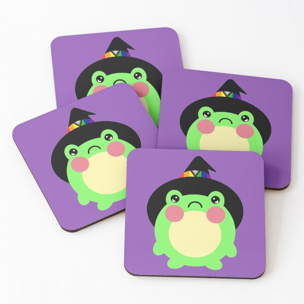 Item preview, Frog In A Subtle Modern Pride Witch Hat designed and sold by Jelly Turnip.