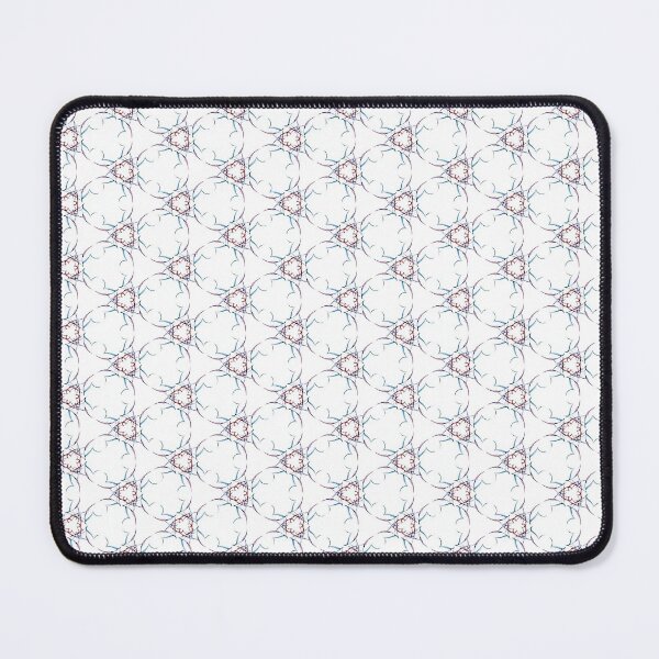 Item preview, Delicate Cyan, Magenta and Red Fractal Abstract Pattern on White designed and sold by BoundedChaos.