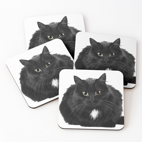 Item preview, Black Fluffy Cat designed and sold by Dreamflight.