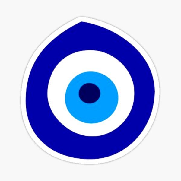 "Turkish eye, emoji amulet nazar Nazar Amulet" Sticker for Sale by