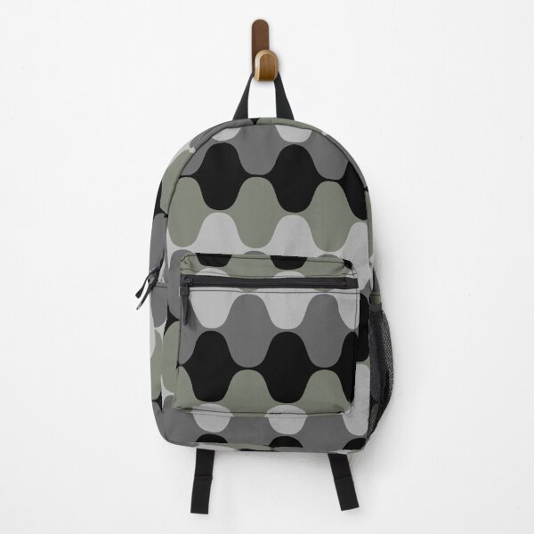 Item preview, Olive Green Black and Gray Wavy Stripe Pattern Pairs Dutch Boy 2022 Popular Color Wild Basil 424-5DB - Colour Trends - Trending Hues designed and sold by ColorOfTheYears.