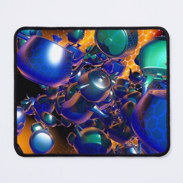 Item preview, Teapot Chaos Fractal Abstract designed and sold by BoundedChaos.