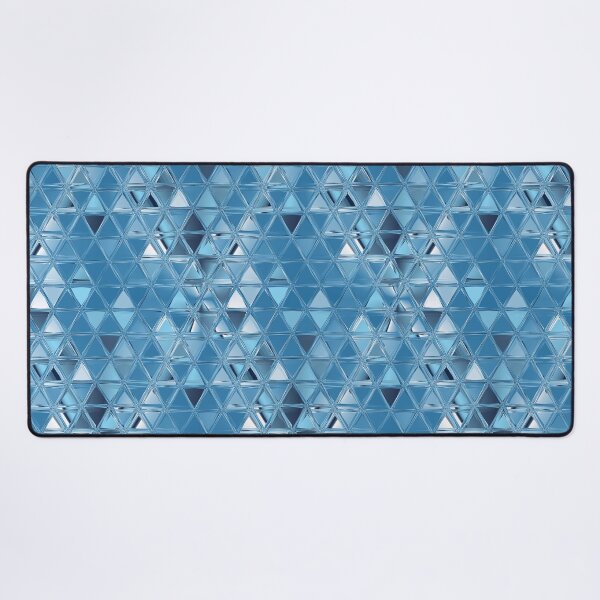 Item preview, Endless Blue Triangle Mosaic designed and sold by BoundedChaos.