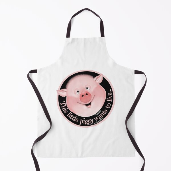 Item preview, THIS LITTLE PIGGY WANTS TO LIVE VEGAN designed and sold by wiboandbear.