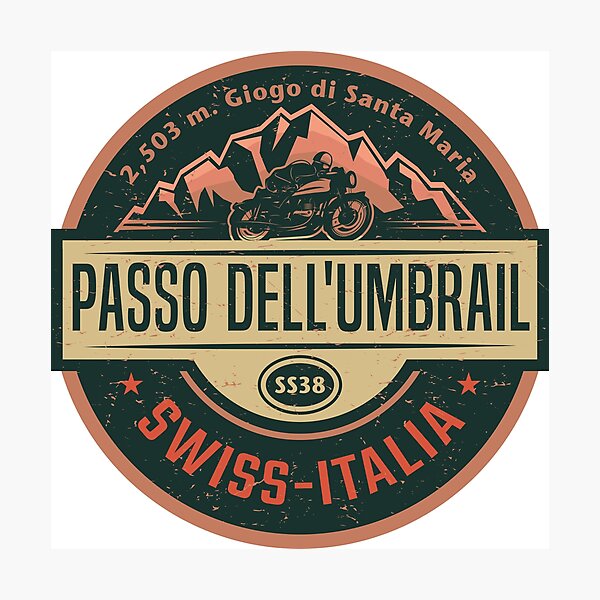 Item preview, Umbrail Pass, Italy - Switzerland designed and sold by studio838.
