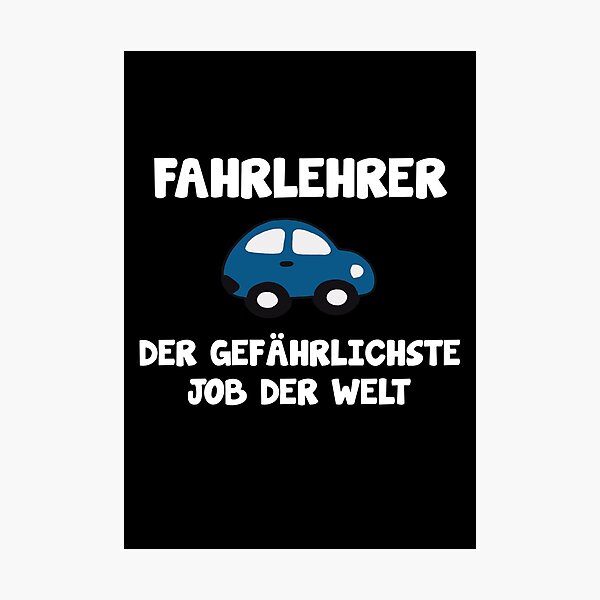 Item preview, Driving instructor job profession saying designed and sold by Onorato Bellgardt.