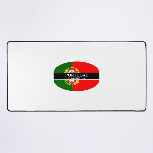 Item preview, Portugal Established 1128 Portuguese Flag (White Text) designed and sold by Worldesigns by Artsiren.
