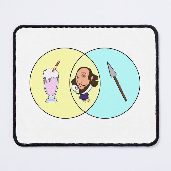 Item preview, Shakespeare - Venn diagram designed and sold by The Agreeable Raven.