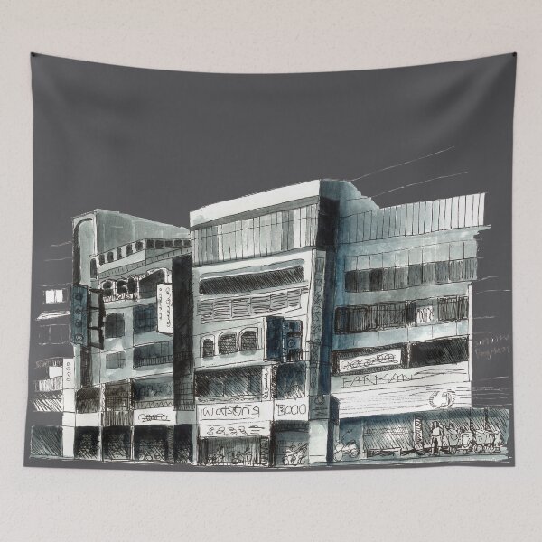 Item preview, Sketch Buildings, Taipei, Taiwan designed and sold by Mimi Huang.