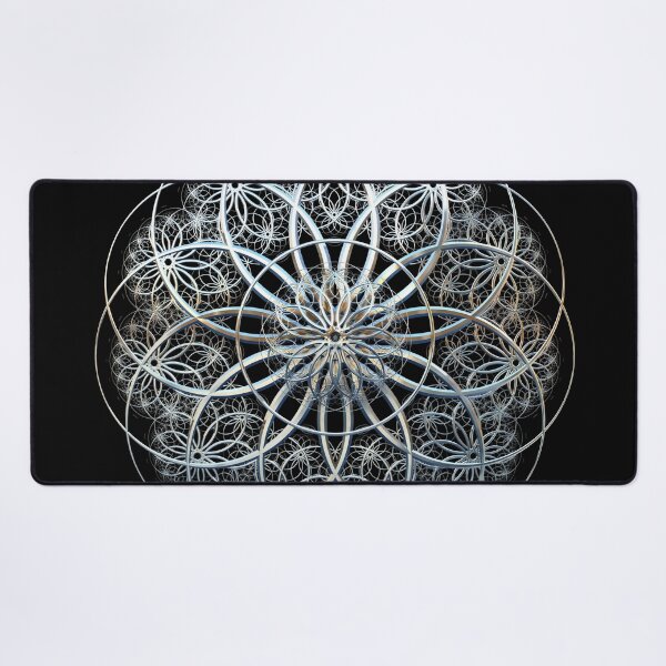 Item preview, Chrome Mandala Spiro Fractal designed and sold by BoundedChaos.