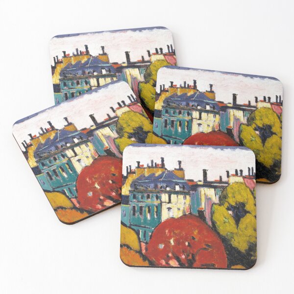 Item preview, Abstract Art Landscape, Paris (1912–1914) by Henry Lyman Sayen designed and sold by Designedbysm.