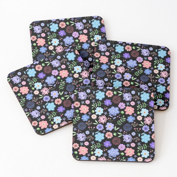 Item preview, Colourful Nature Wildflowers make life beautiful - Night Edition designed and sold by monodesigns.