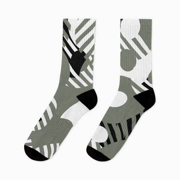 Item preview, Green Black White Retro Circle Stripe Pattern Pairs Dutch Boy 2022 Popular Color Wild Basil 424-5DB - Colour Trends - Trending Hues designed and sold by ColorOfTheYears.